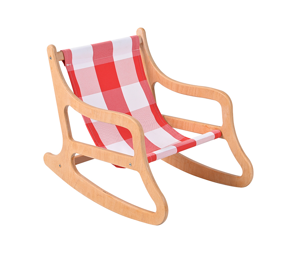 Red rocking chair