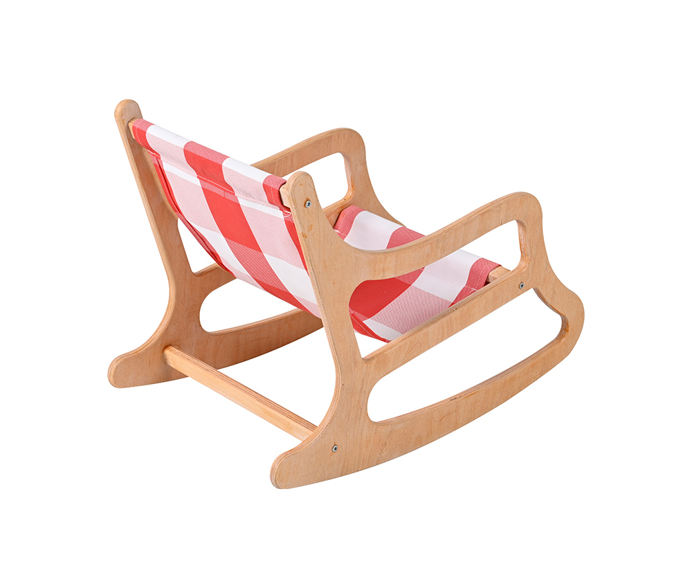 Red rocking chair