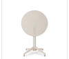 Foldable round plastic table