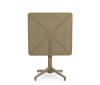 Foldable square plastic table