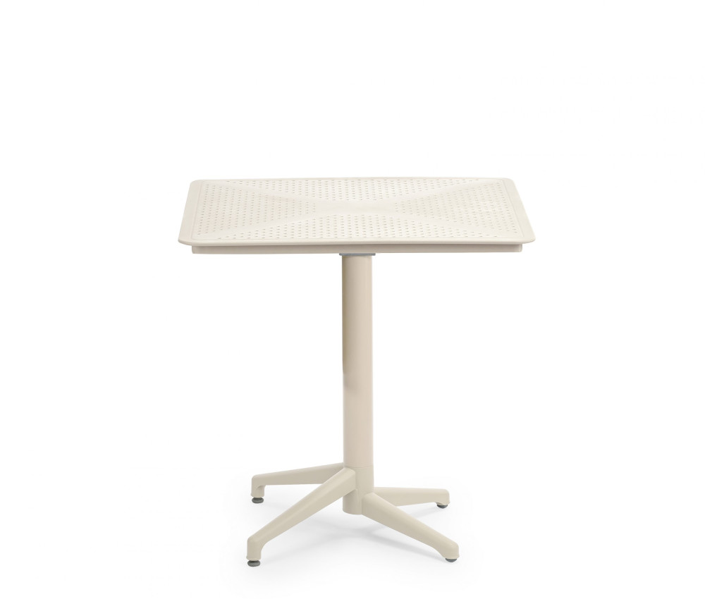 Foldable square plastic table