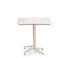 Foldable square plastic table
