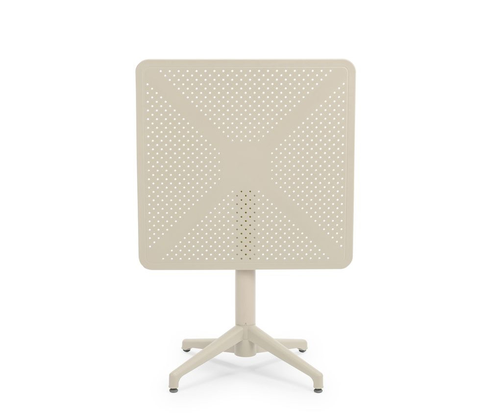 Foldable square plastic table