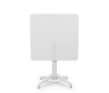 Foldable square plastic table