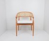 Nature's Nest Wooden Rattan Chair